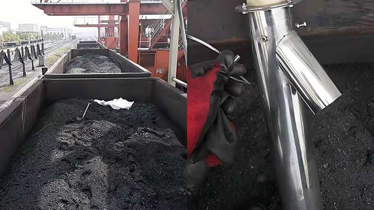 煤炭取樣器現場(chǎng)照片