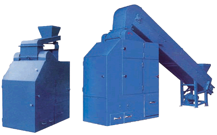 PSLH-1800A/B型破碎縮分聯(lián)合制樣機組實(shí)物圖