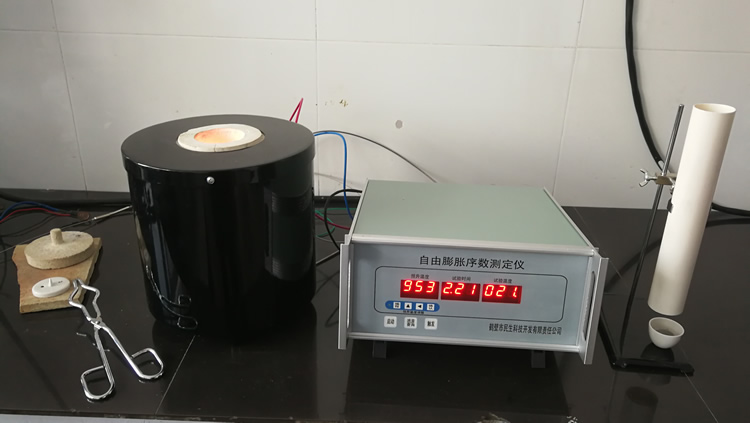 自由膨脹序數測定儀現場(chǎng)照片
