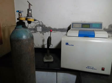 某公司量熱儀現場(chǎng)照片